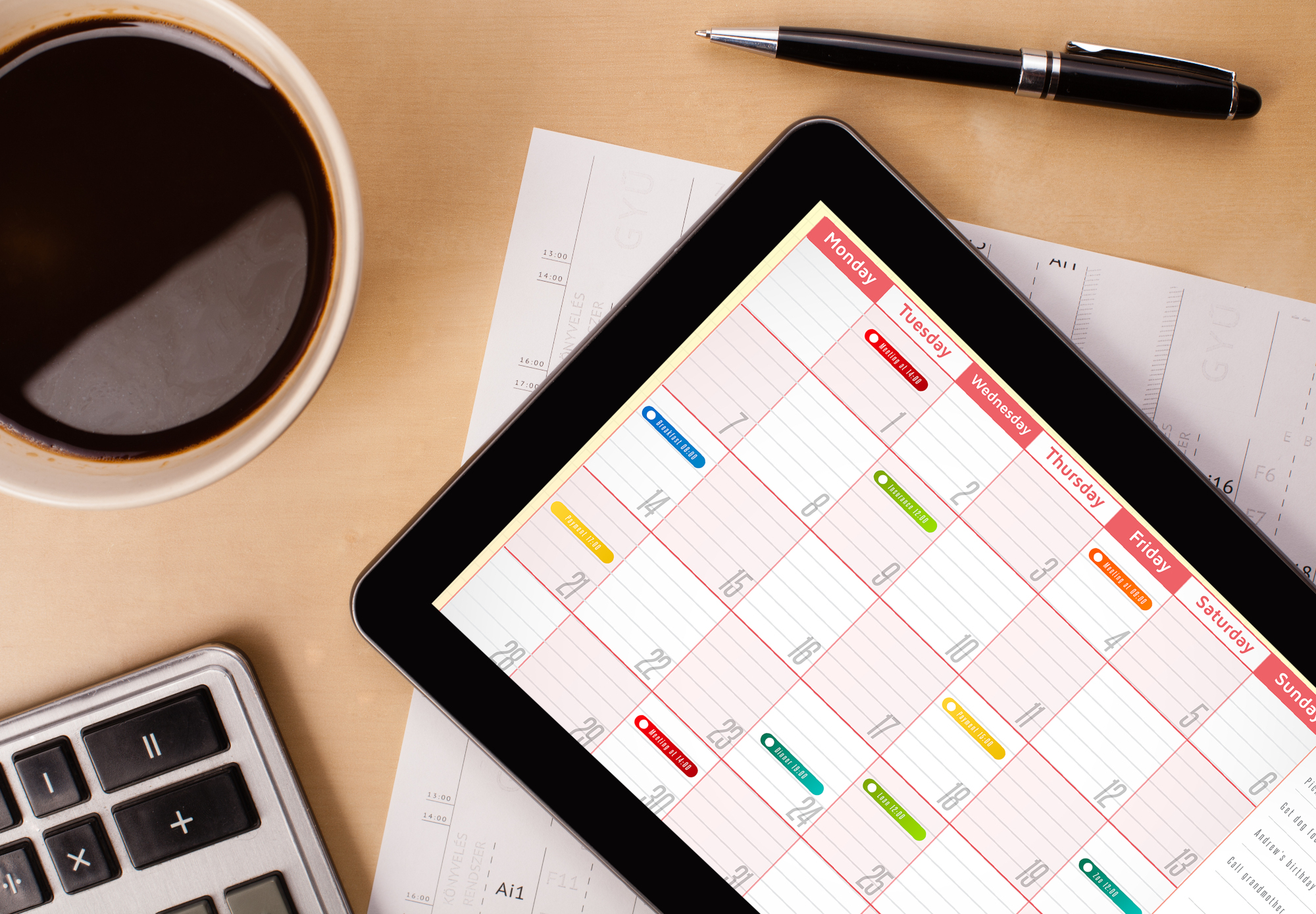 schedules for piano studio